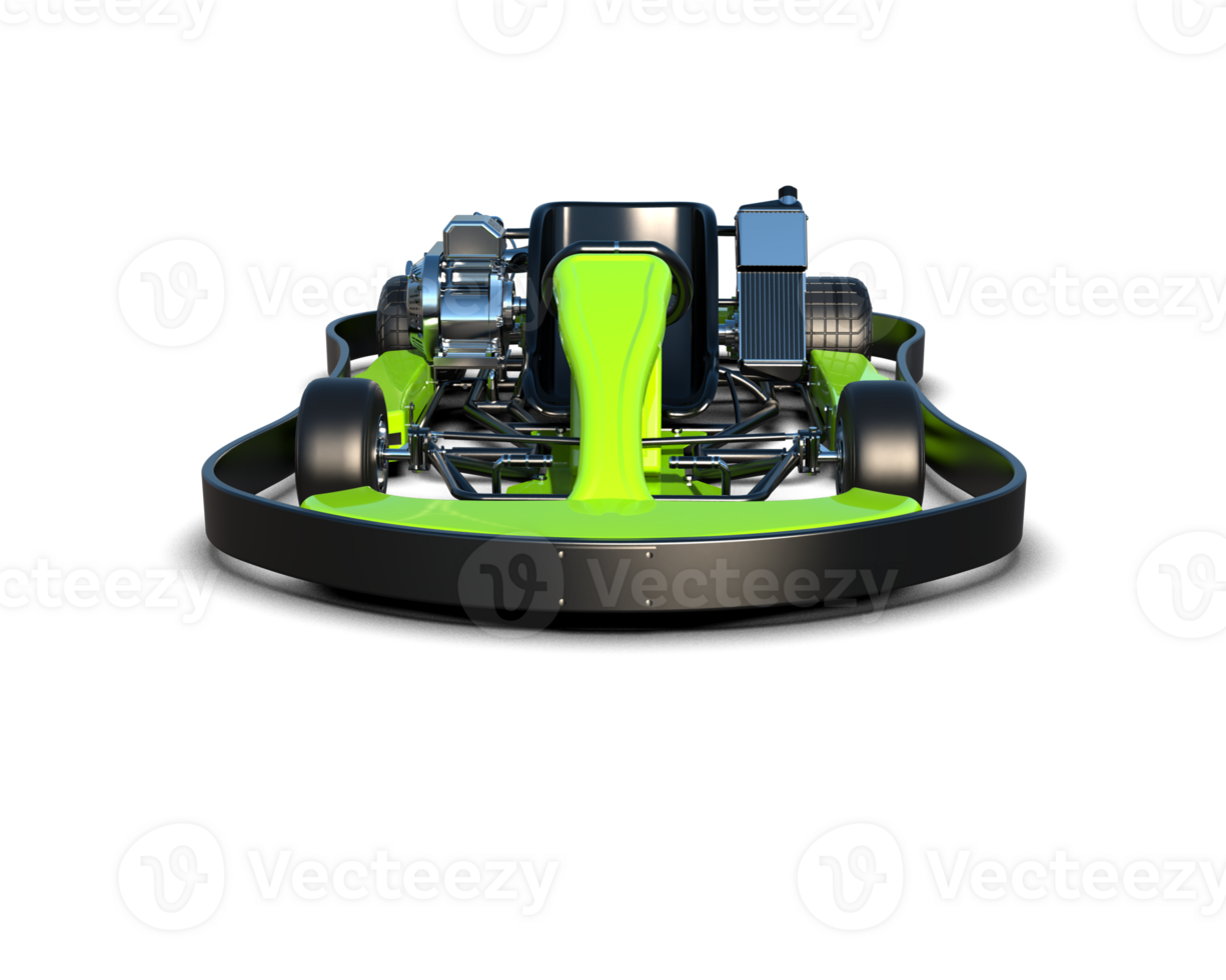 Realistic race car isolated on background. 3d rendering - illustration png