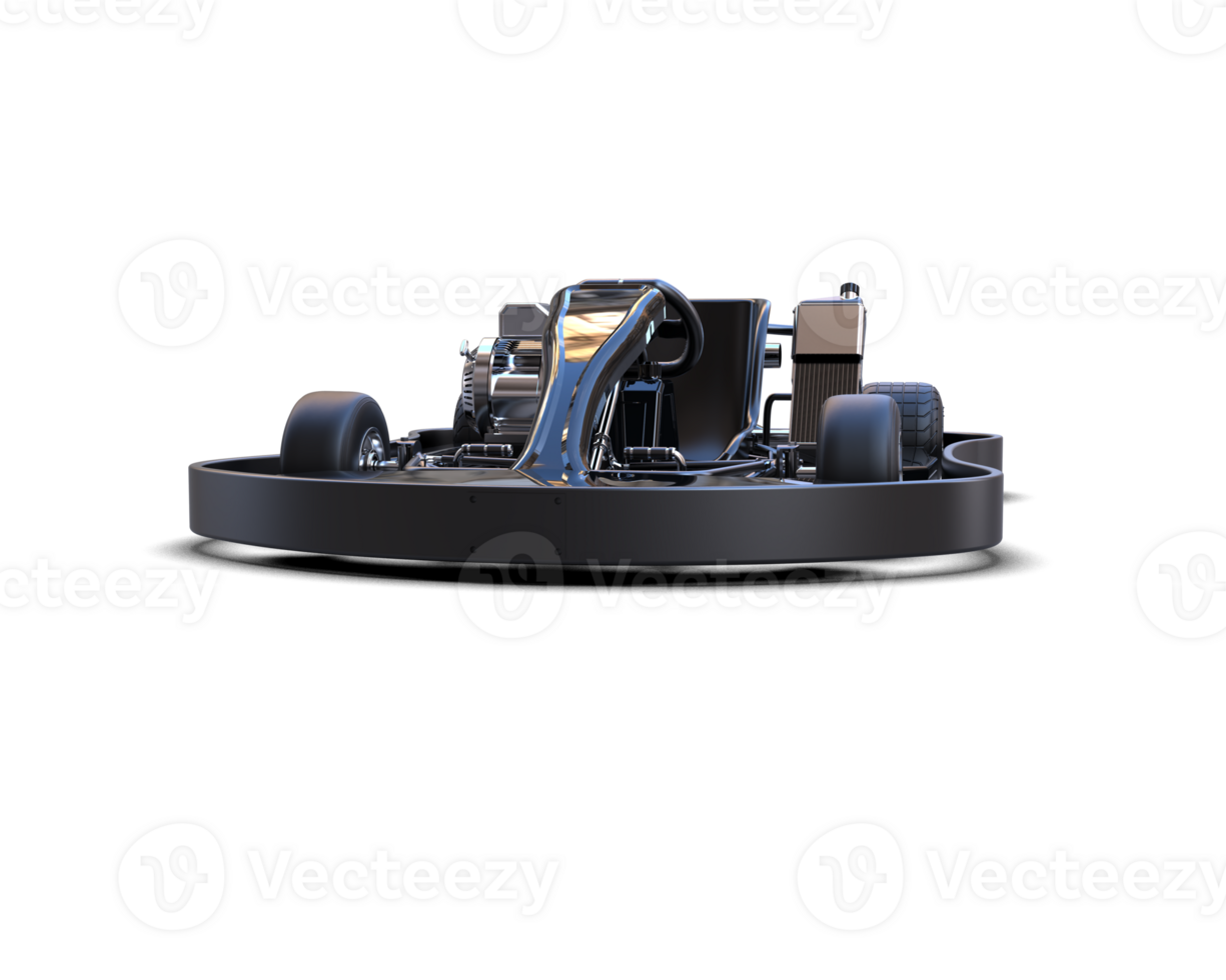Realistic race car isolated on background. 3d rendering - illustration png