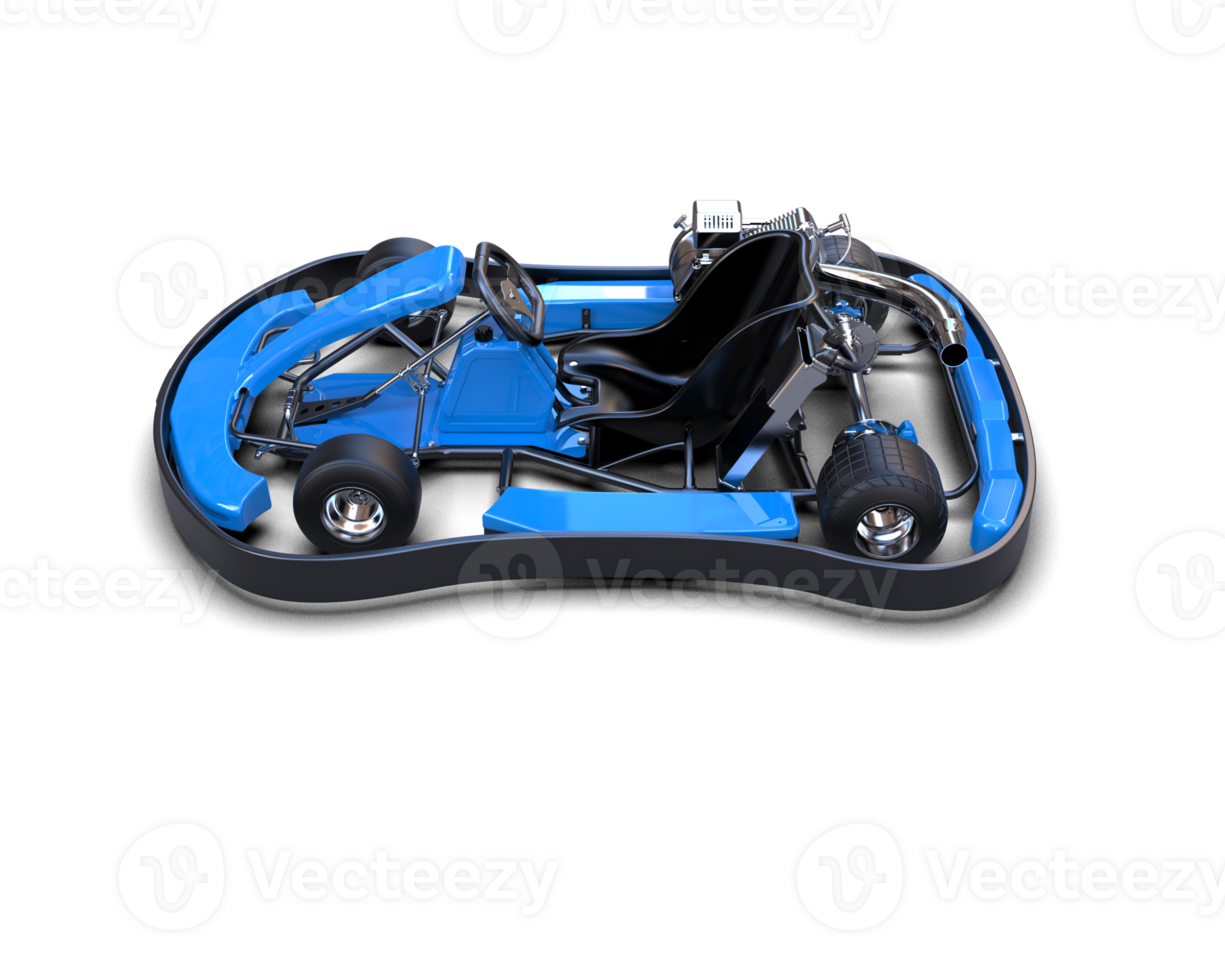 Realistic race car isolated on background. 3d rendering - illustration png