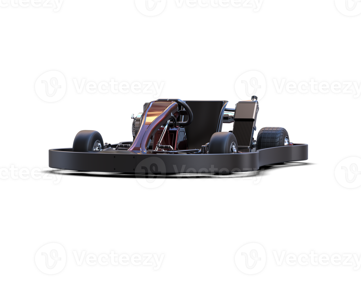 Realistic race car isolated on background. 3d rendering - illustration png
