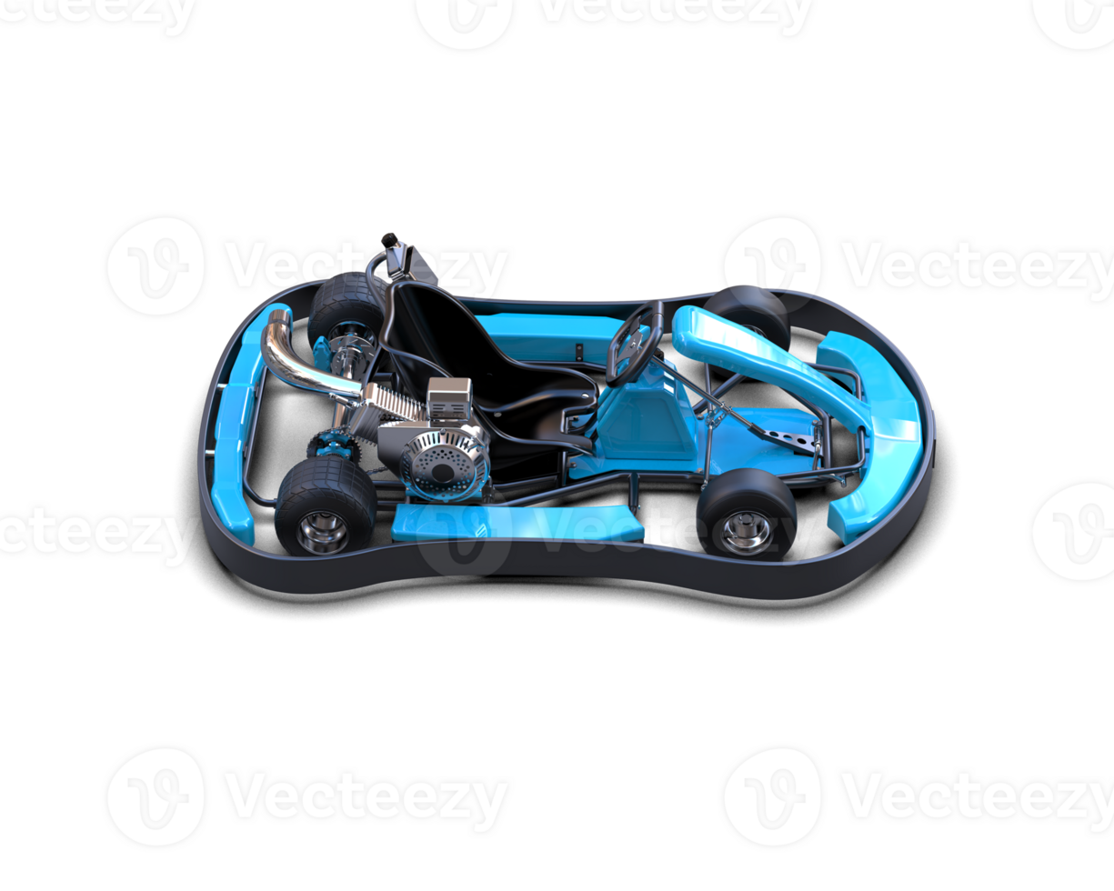 Realistic race car isolated on background. 3d rendering - illustration png