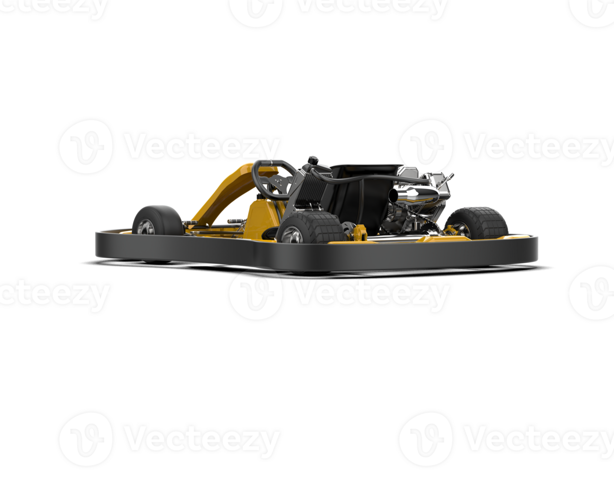 Realistic race car isolated on background. 3d rendering - illustration png
