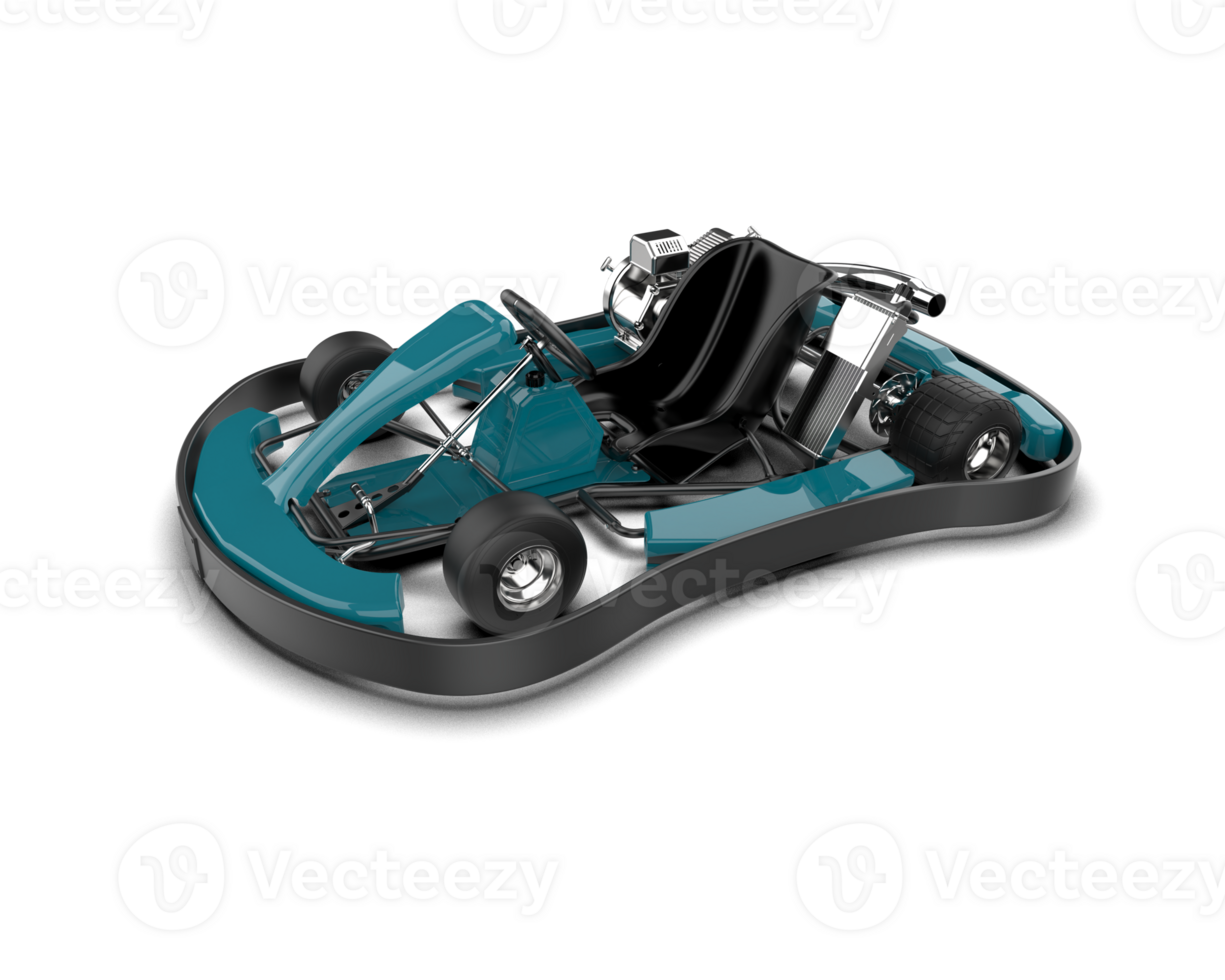 Realistic race car isolated on background. 3d rendering - illustration png