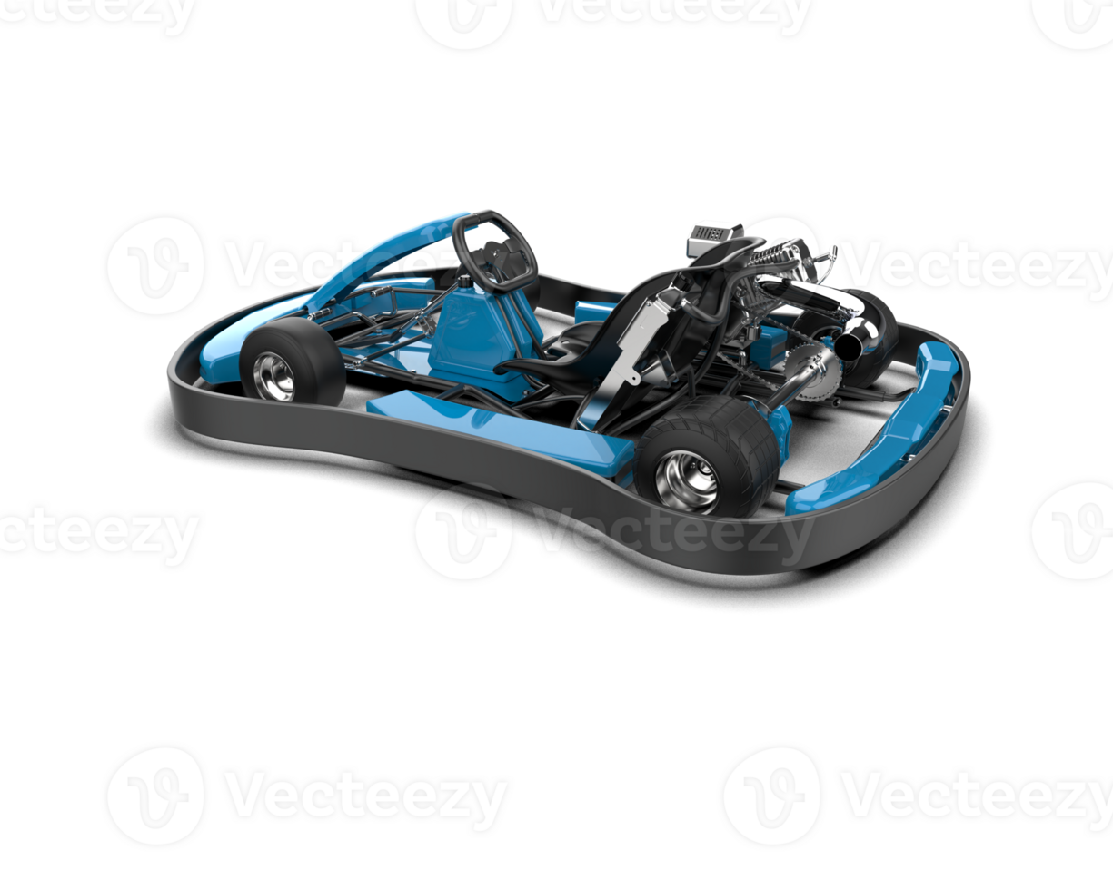 Realistic race car isolated on background. 3d rendering - illustration png