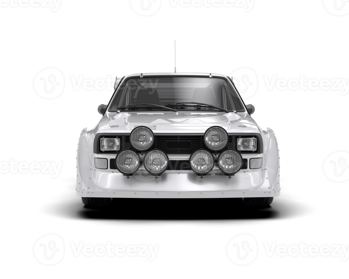 Realistic race car isolated on background. 3d rendering - illustration png