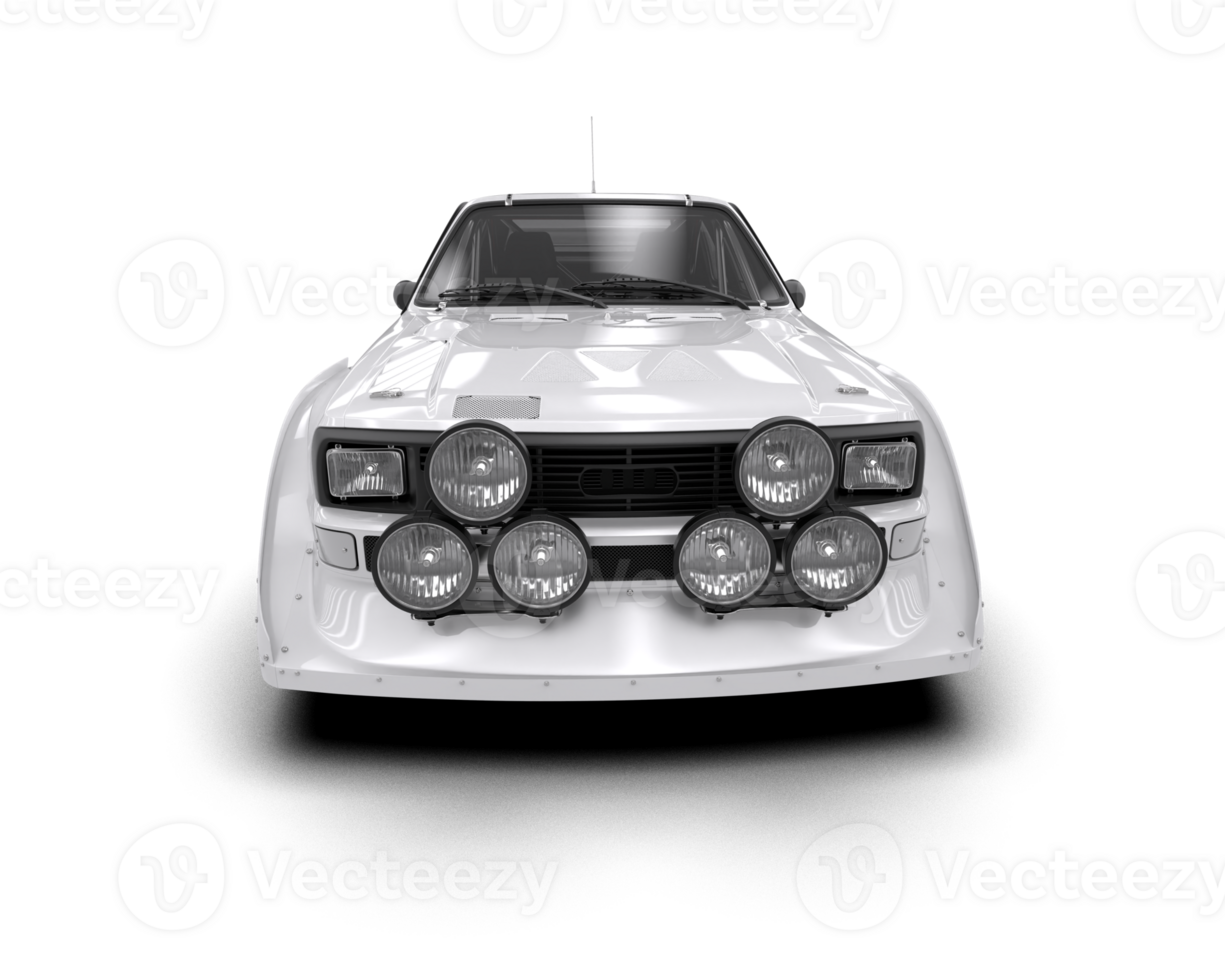 Realistic race car isolated on background. 3d rendering - illustration png