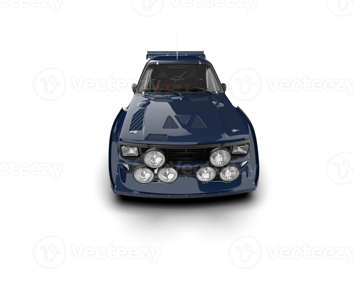 Realistic race car isolated on background. 3d rendering - illustration png