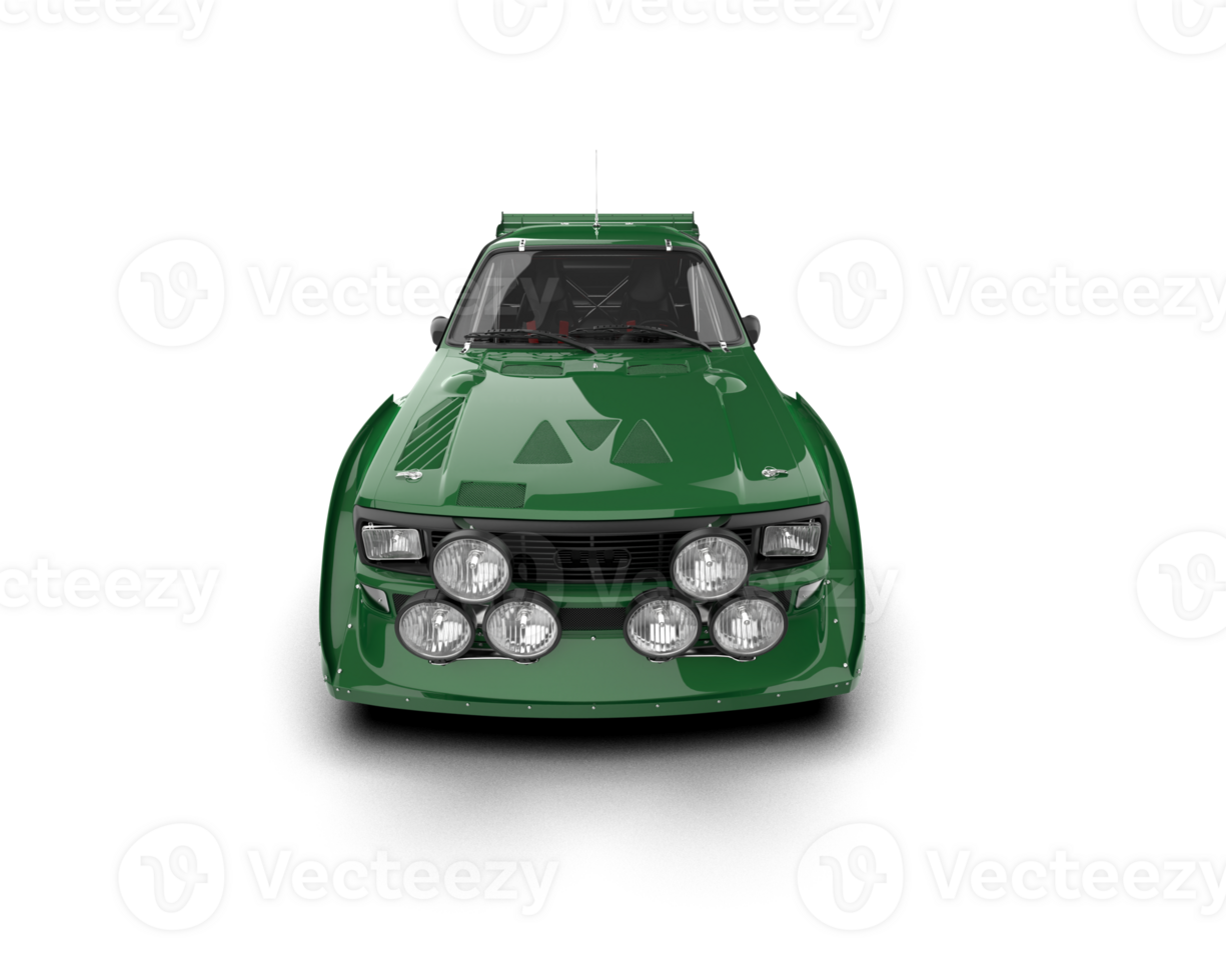 Realistic race car isolated on background. 3d rendering - illustration png