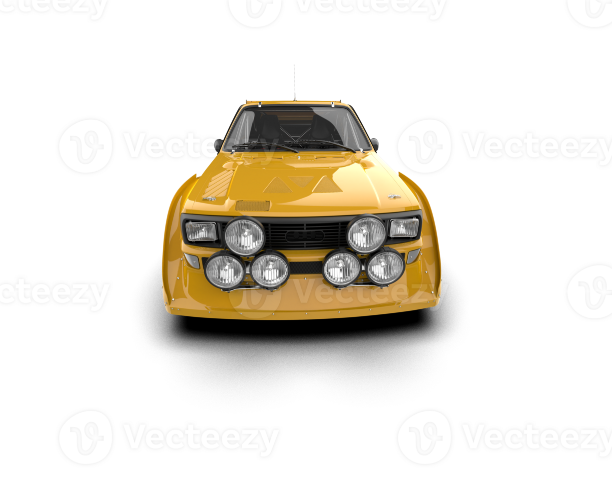 Realistic race car isolated on background. 3d rendering - illustration png