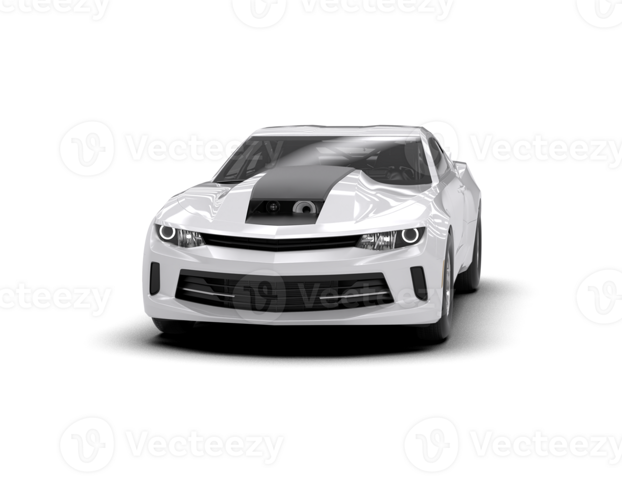 Realistic race car isolated on background. 3d rendering - illustration png