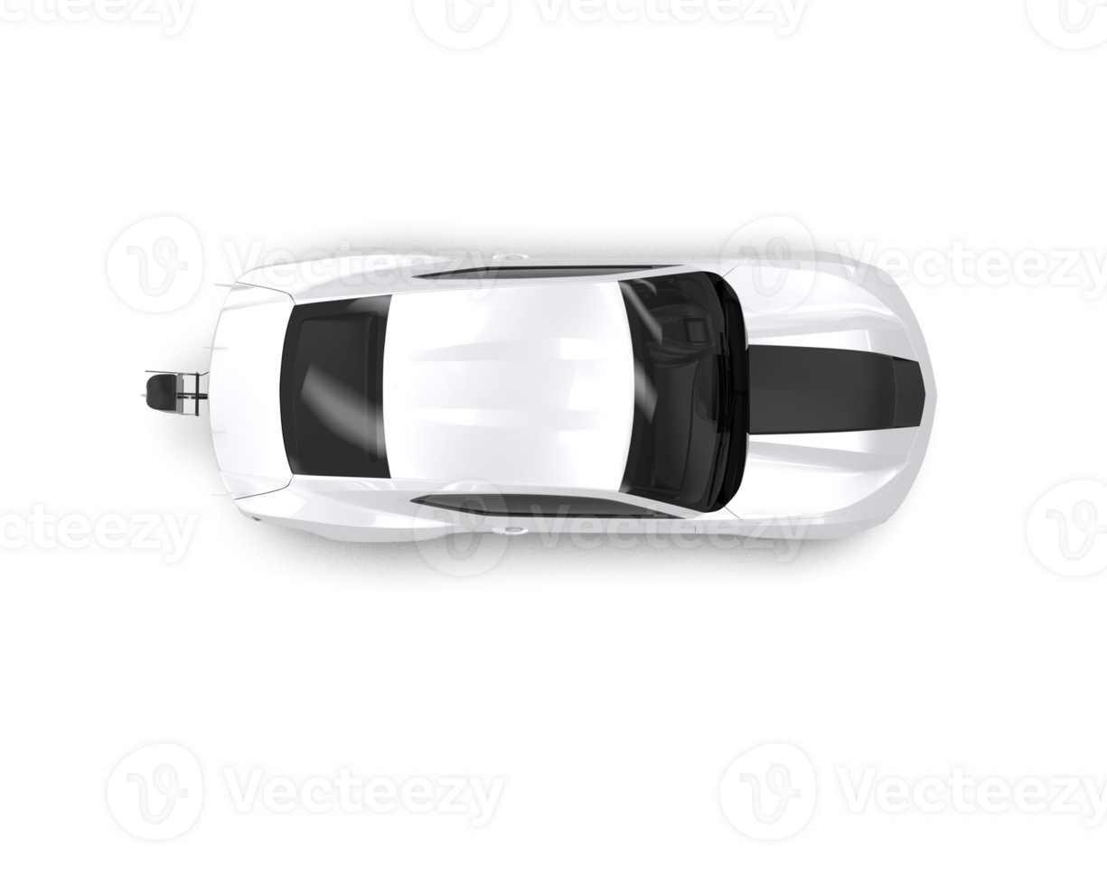 Realistic race car isolated on background. 3d rendering - illustration png