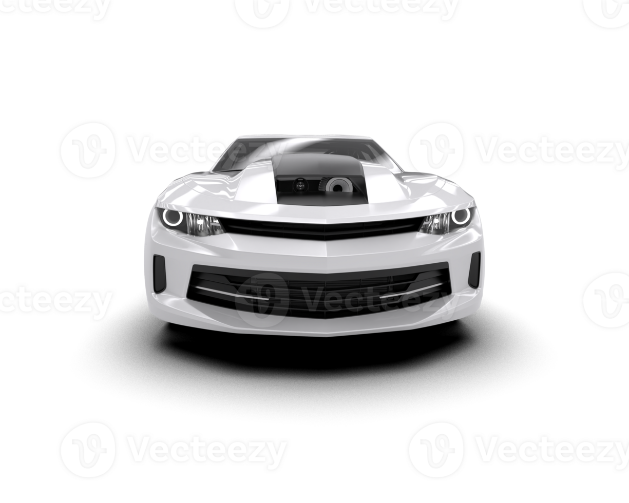 Realistic race car isolated on background. 3d rendering - illustration png