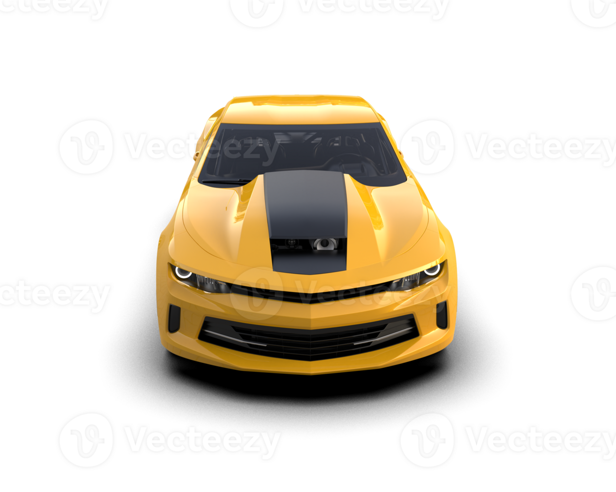 Realistic race car isolated on background. 3d rendering - illustration png
