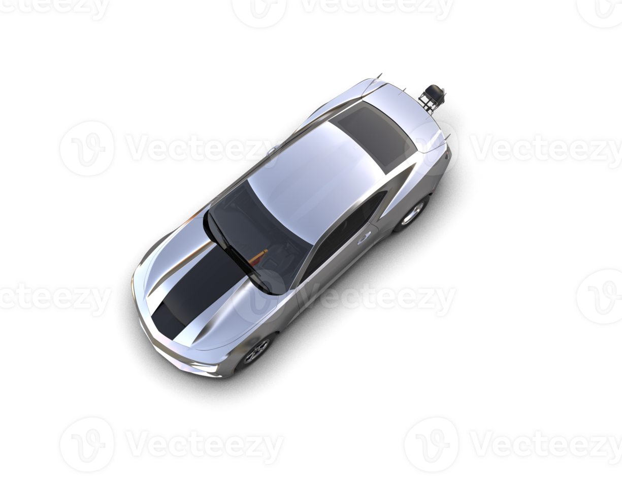 Realistic race car isolated on background. 3d rendering - illustration png