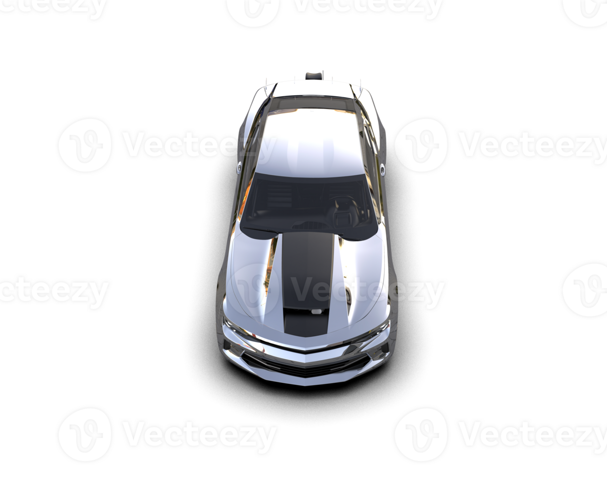 Realistic race car isolated on background. 3d rendering - illustration png