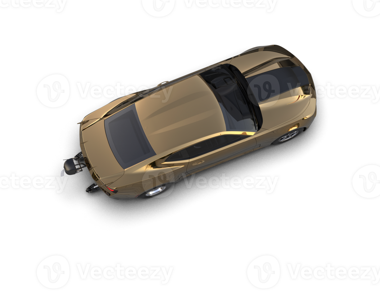 Realistic race car isolated on background. 3d rendering - illustration png