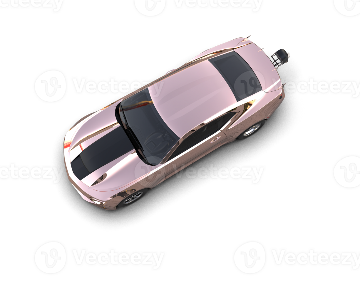 Realistic race car isolated on background. 3d rendering - illustration png
