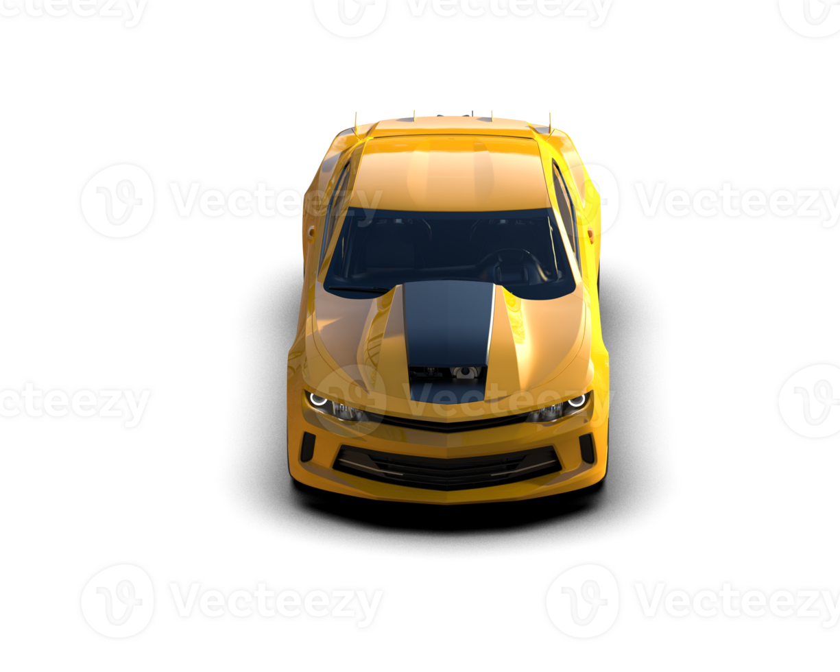 Realistic race car isolated on background. 3d rendering - illustration png
