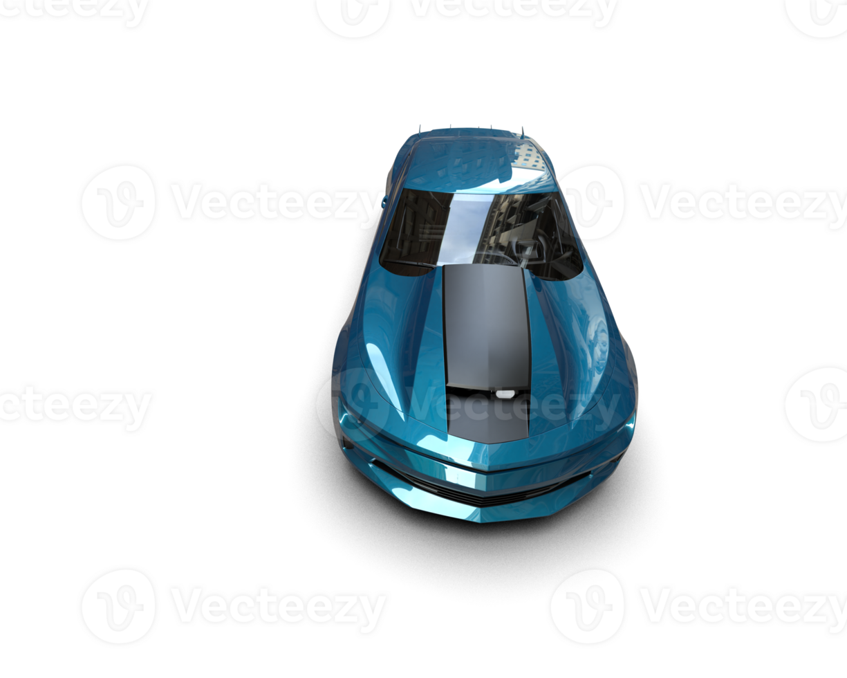 Realistic race car isolated on background. 3d rendering - illustration png