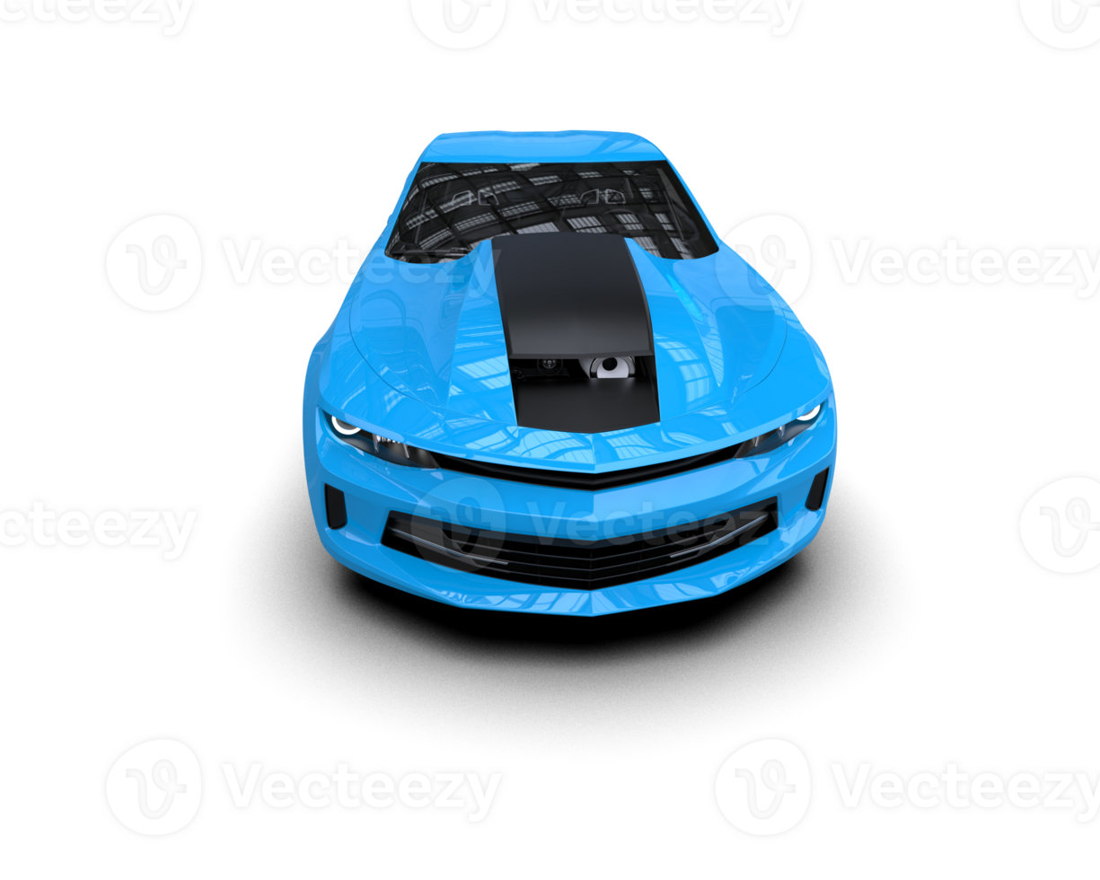 Realistic race car isolated on background. 3d rendering - illustration png