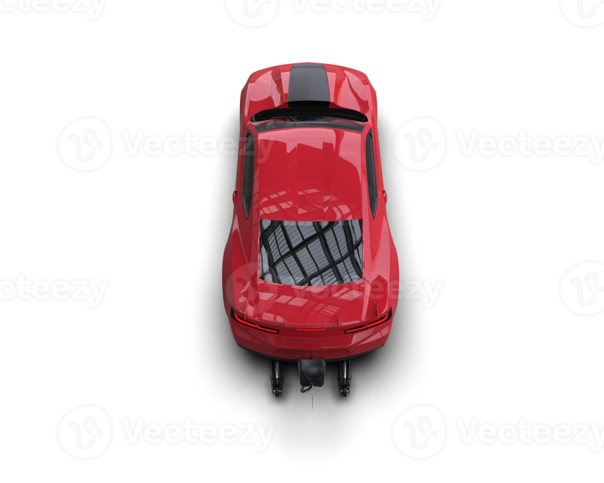 Realistic race car isolated on background. 3d rendering - illustration png