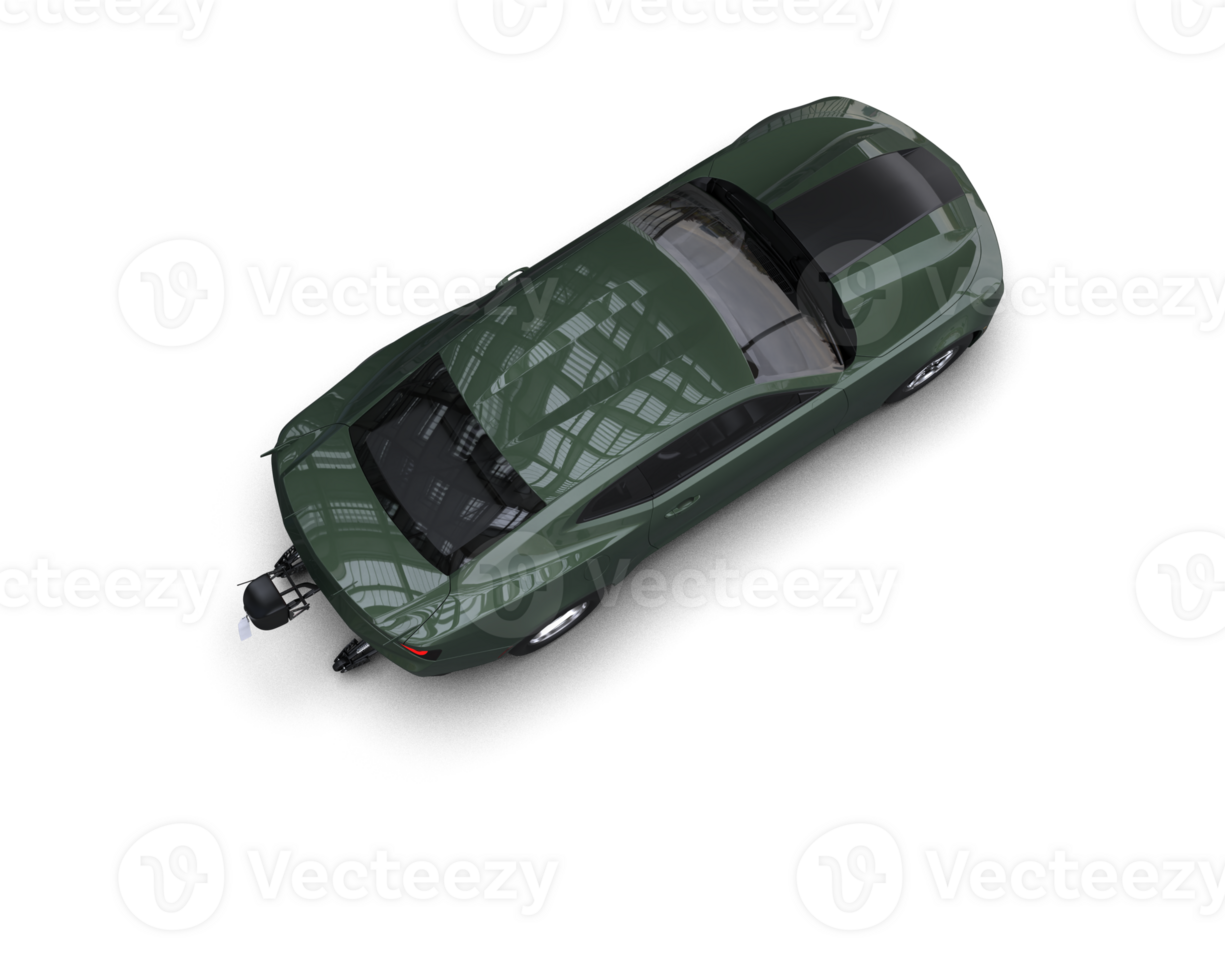 Realistic race car isolated on background. 3d rendering - illustration png