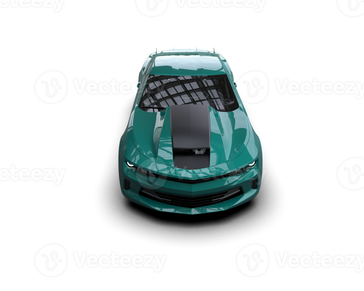 Realistic race car isolated on background. 3d rendering - illustration png