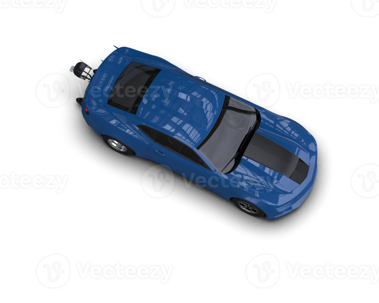 Realistic race car isolated on background. 3d rendering - illustration png