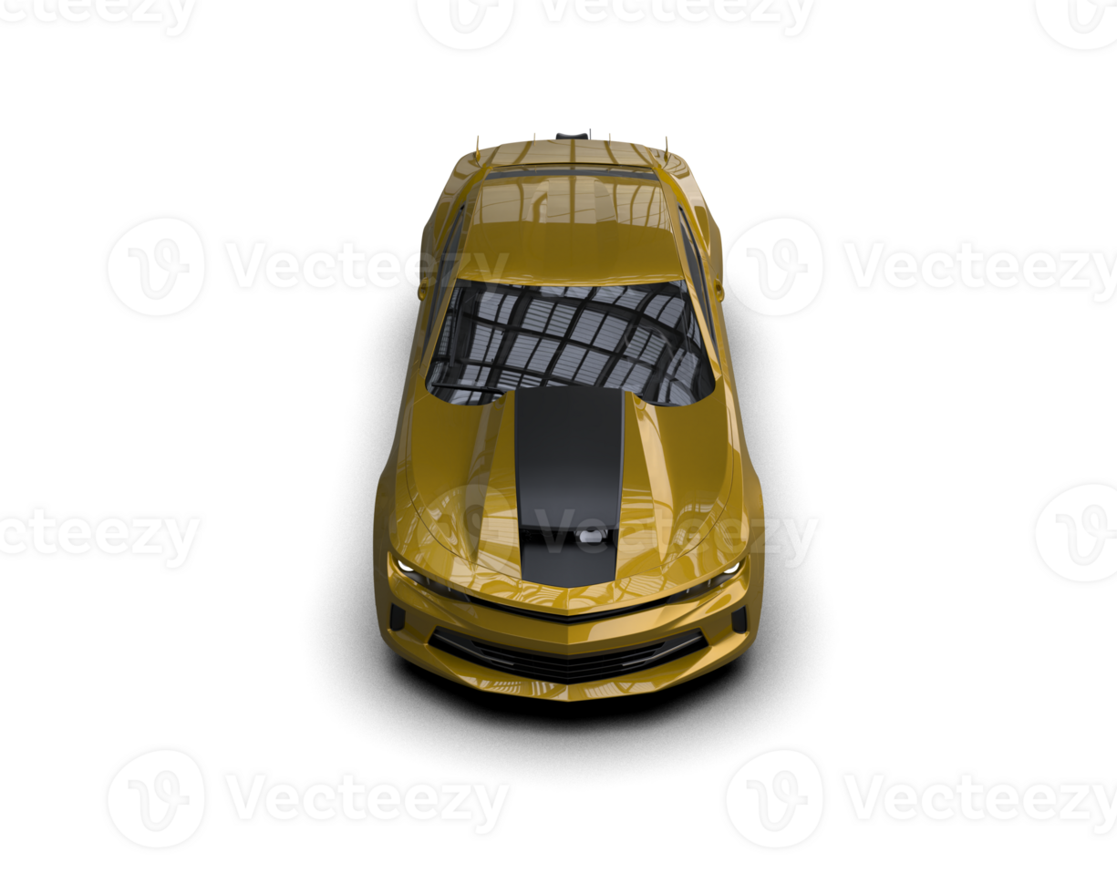 Realistic race car isolated on background. 3d rendering - illustration png