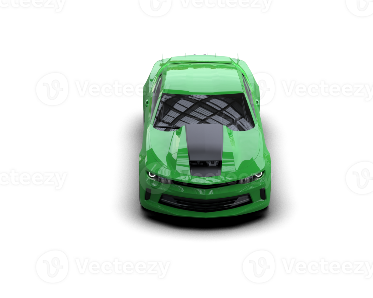Realistic race car isolated on background. 3d rendering - illustration png