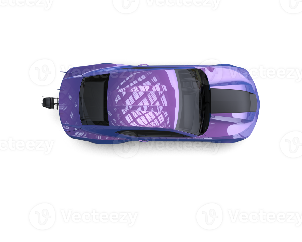 Realistic race car isolated on background. 3d rendering - illustration png