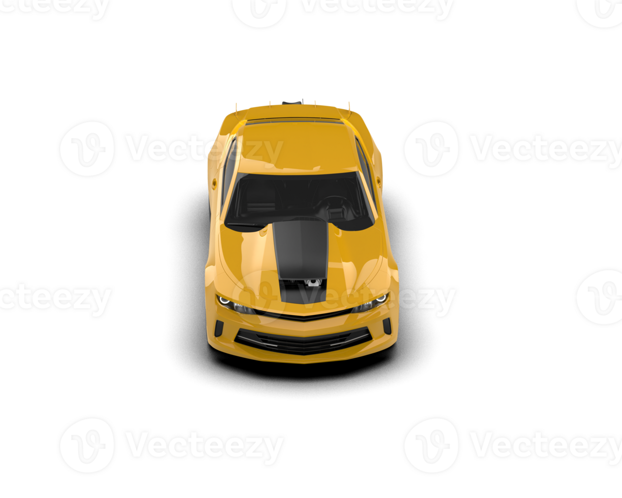 Realistic race car isolated on background. 3d rendering - illustration png