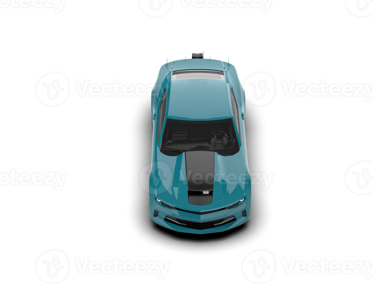 Realistic race car isolated on background. 3d rendering - illustration png