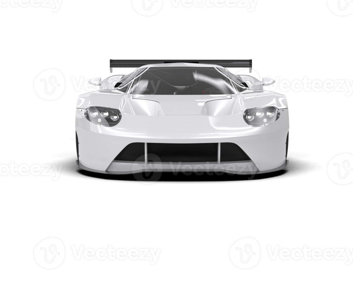 Realistic race car isolated on background. 3d rendering - illustration png
