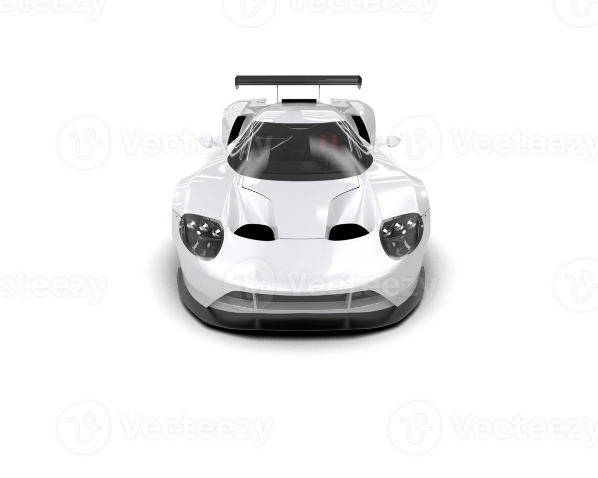 Realistic race car isolated on background. 3d rendering - illustration png