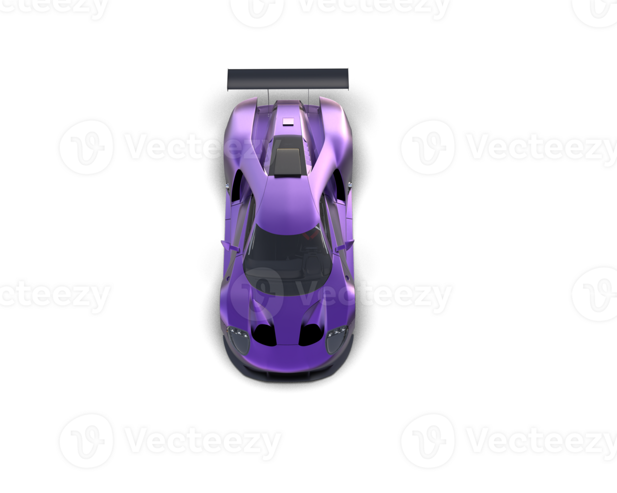 Realistic race car isolated on background. 3d rendering - illustration png