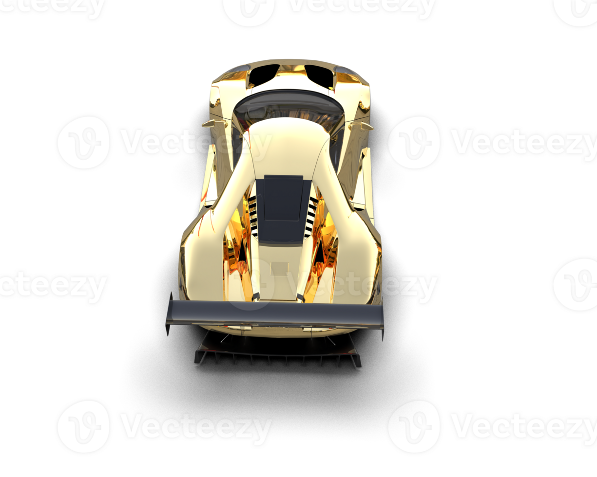 Realistic race car isolated on background. 3d rendering - illustration png