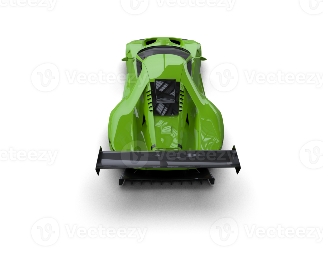 Realistic race car isolated on background. 3d rendering - illustration png