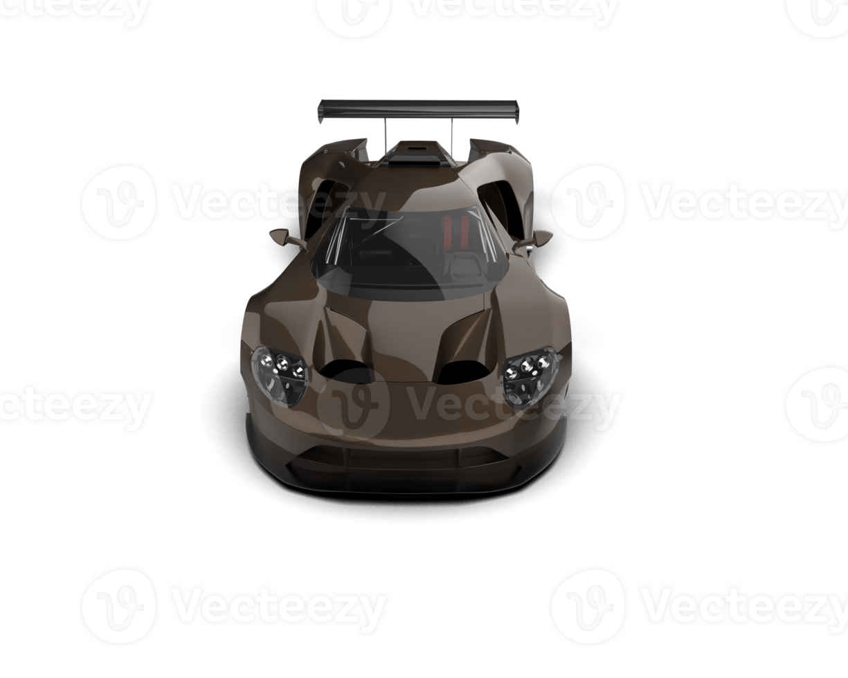 Realistic race car isolated on background. 3d rendering - illustration png