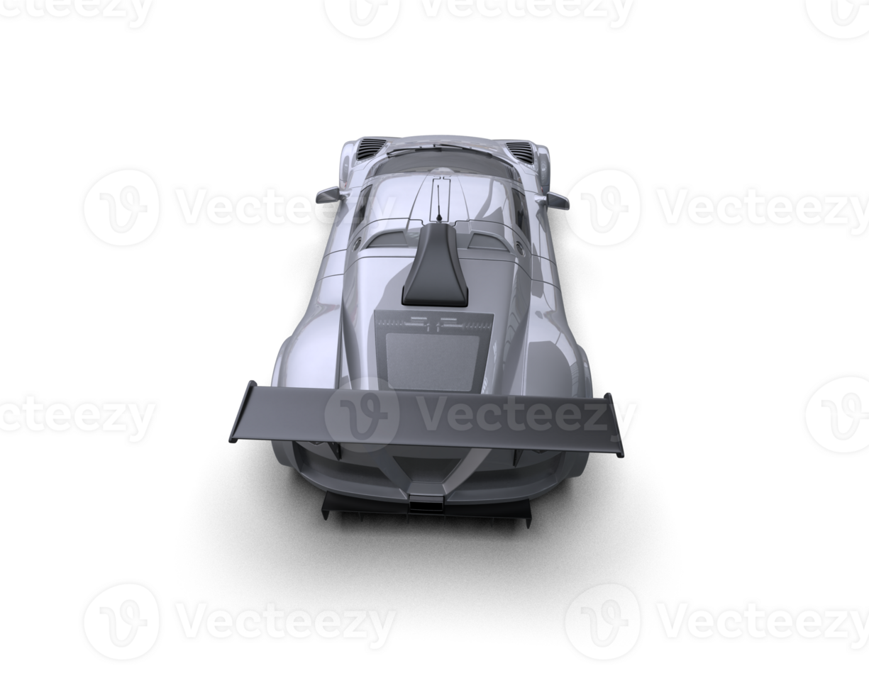 Realistic race car isolated on background. 3d rendering - illustration png