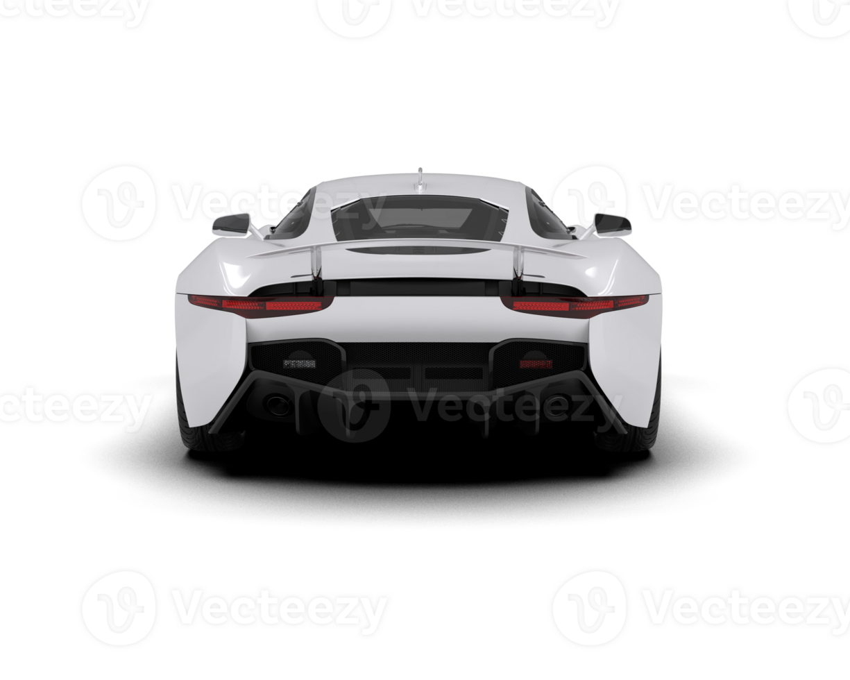 Realistic race car isolated on background. 3d rendering - illustration png