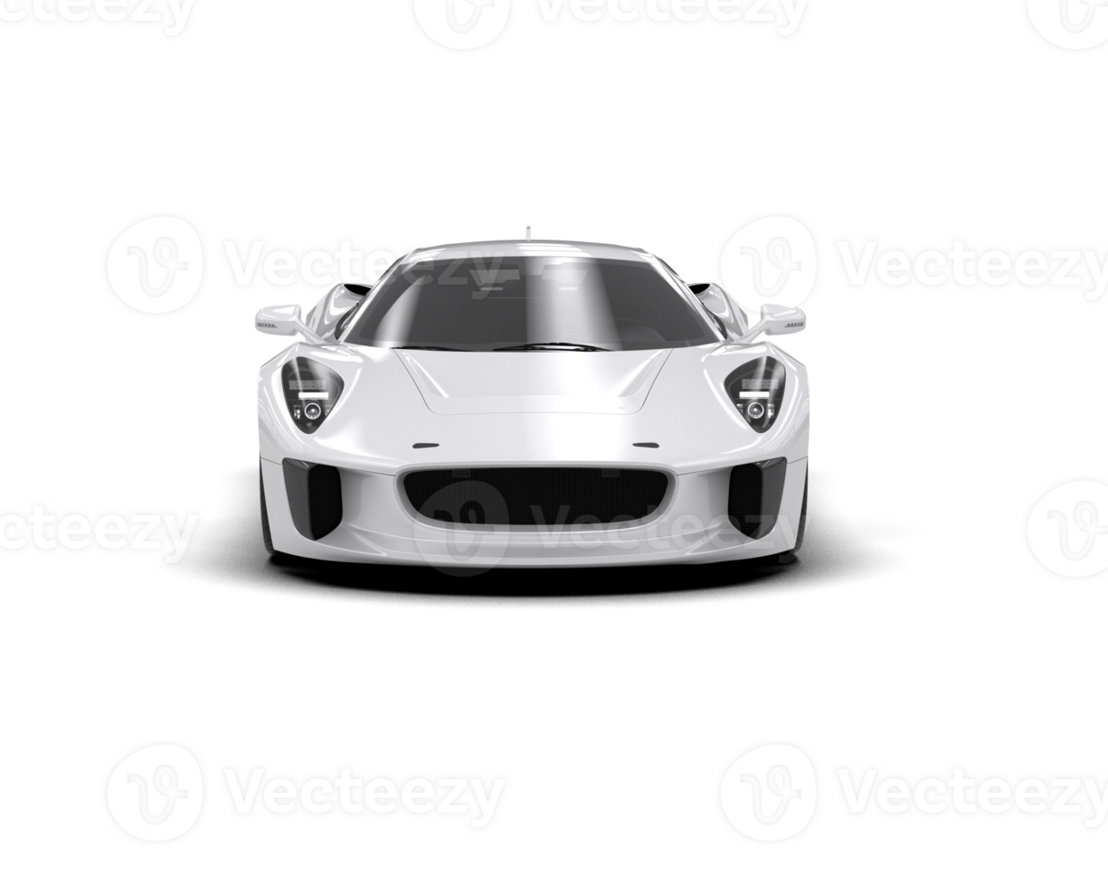 Realistic race car isolated on background. 3d rendering - illustration png