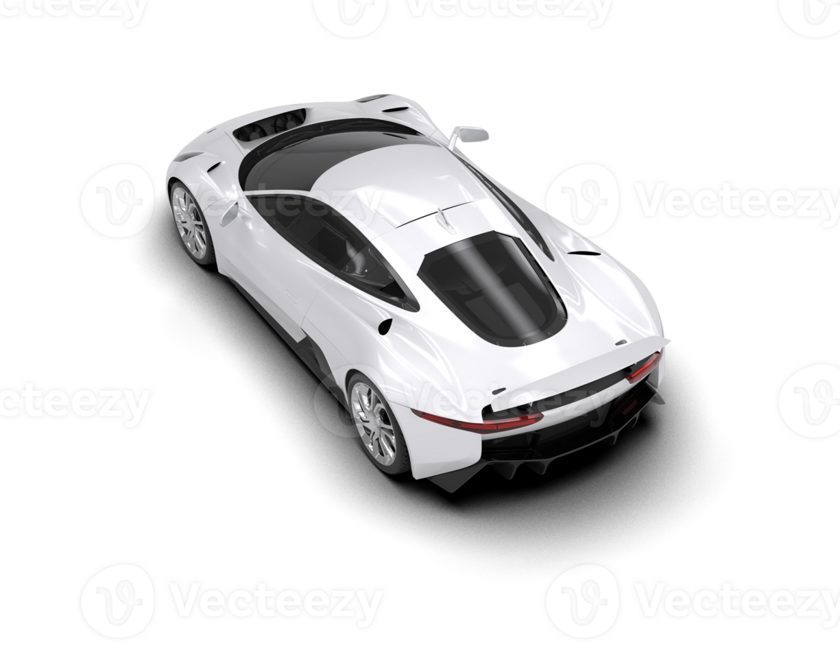 Realistic race car isolated on background. 3d rendering - illustration png