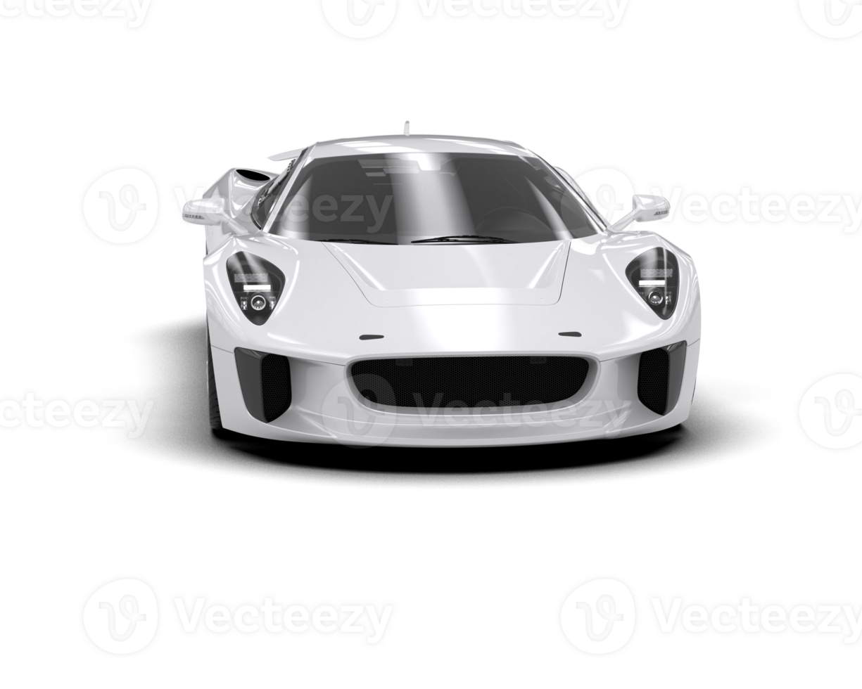Realistic race car isolated on background. 3d rendering - illustration png