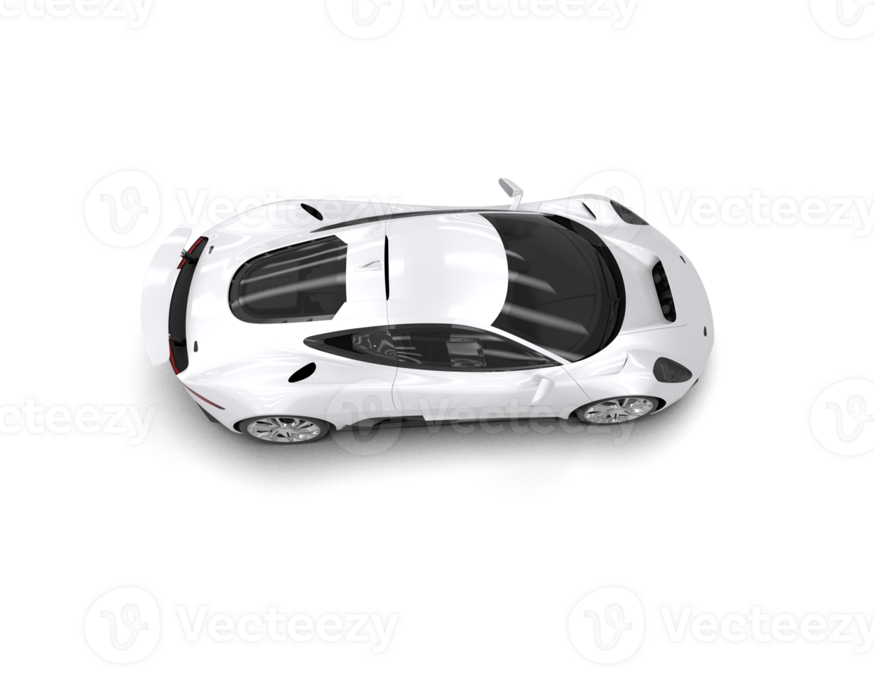 Realistic race car isolated on background. 3d rendering - illustration png