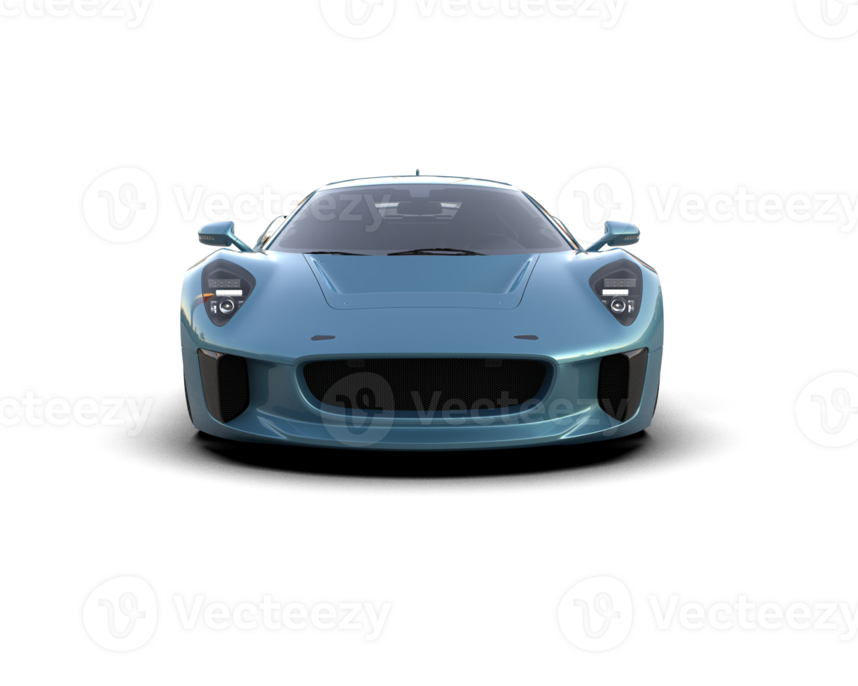 Realistic race car isolated on background. 3d rendering - illustration png