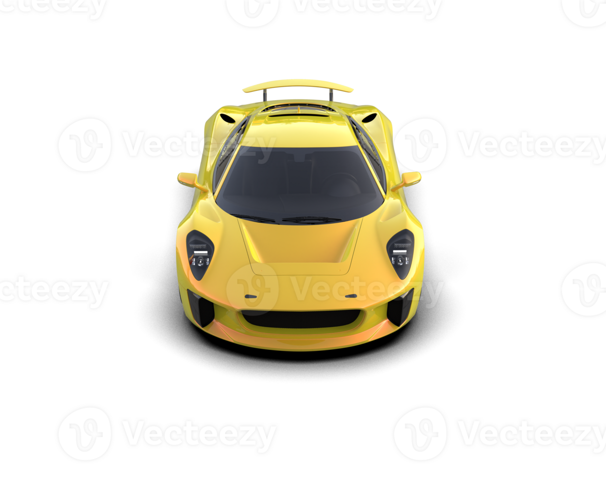 Realistic race car isolated on background. 3d rendering - illustration png