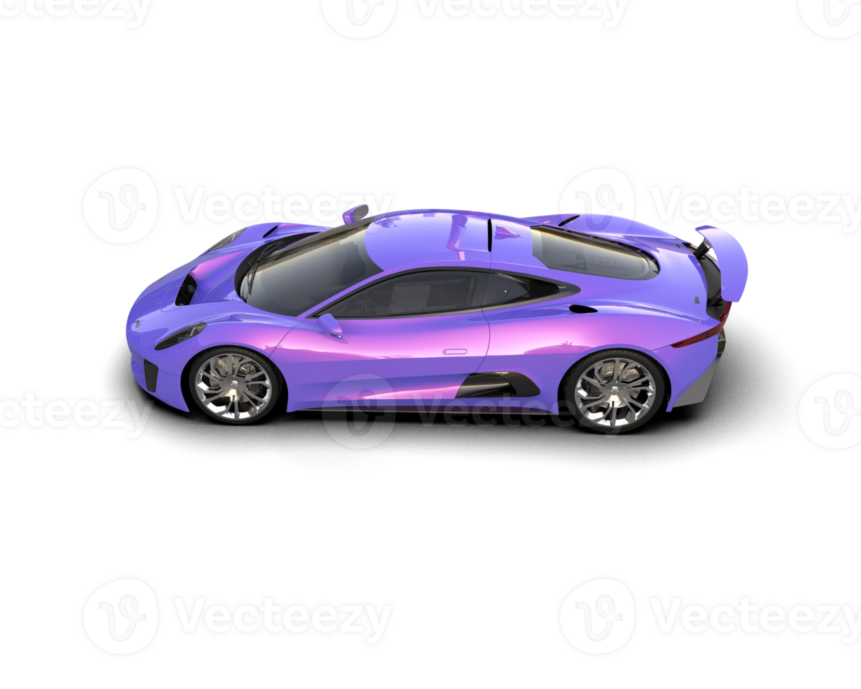 Realistic race car isolated on background. 3d rendering - illustration png