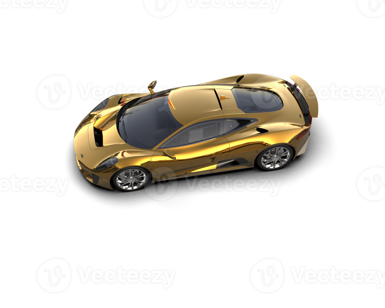 Realistic race car isolated on background. 3d rendering - illustration png