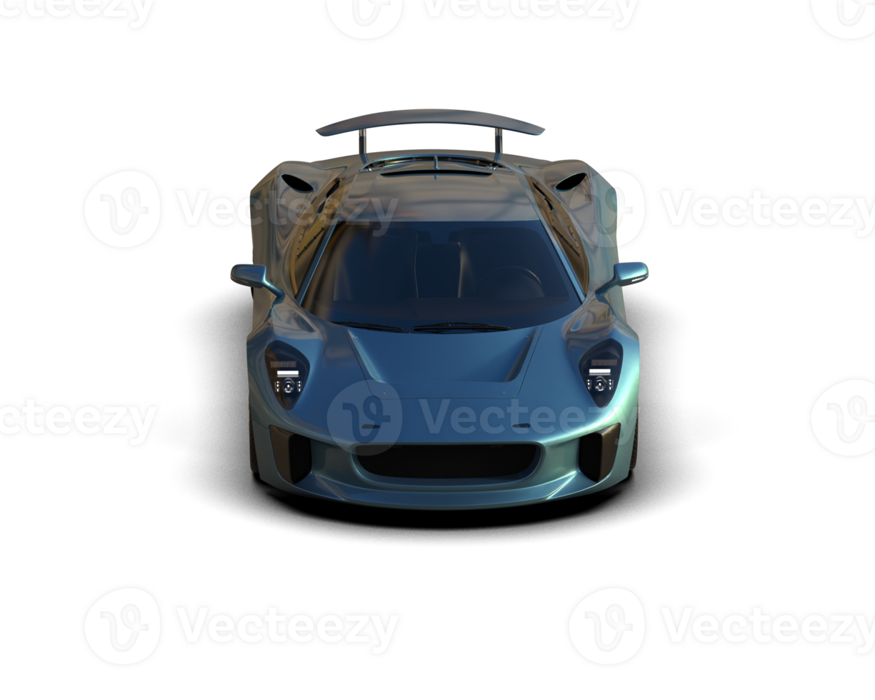 Realistic race car isolated on background. 3d rendering - illustration png
